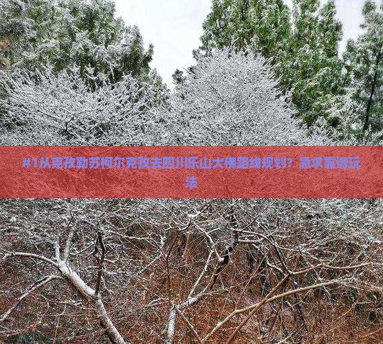 克孜勒苏柯尔克孜到四川乐山大佛哪里玩