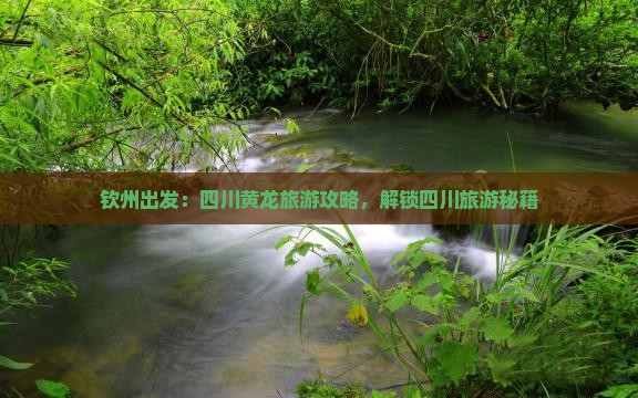 钦州到四川黄龙个人游