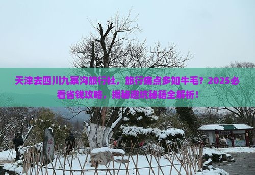 天津去四川九寨沟旅行社 天津去四川九寨沟旅行社