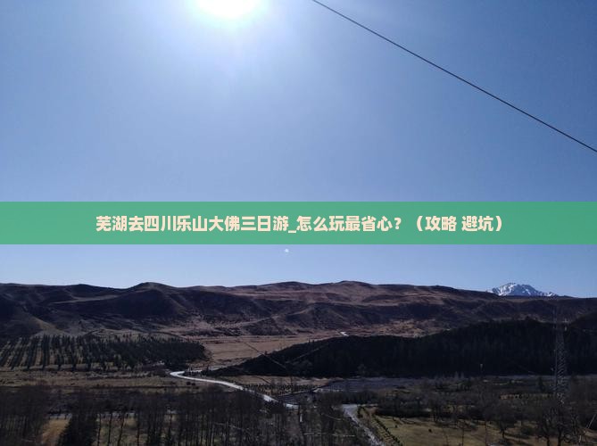 芜湖去四川乐山大佛三日游