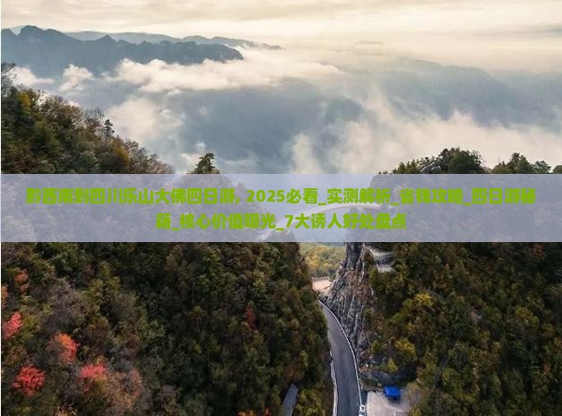 黔西南到四川乐山大佛四日游