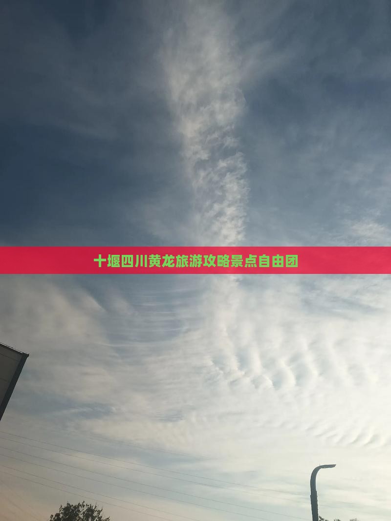 十堰去四川黄龙自由团