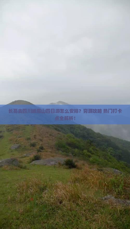 长葛去四川峨眉山四日游