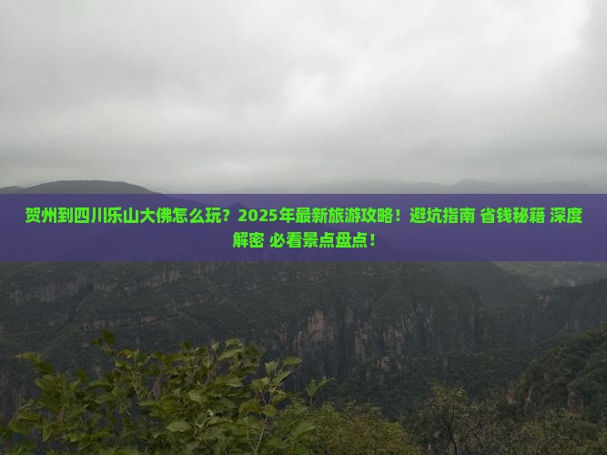 贺州到四川乐山大佛大型旅游团