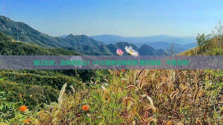 通辽到四川峨眉山攻略
