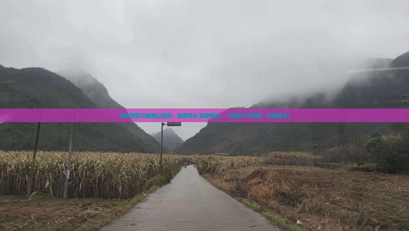 滨州到四川峨眉山旅游