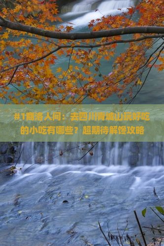 商洛到四川青城山旅游小吃