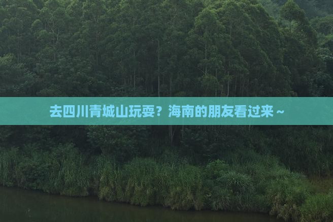 海南省直辖去四川青城山哪里玩