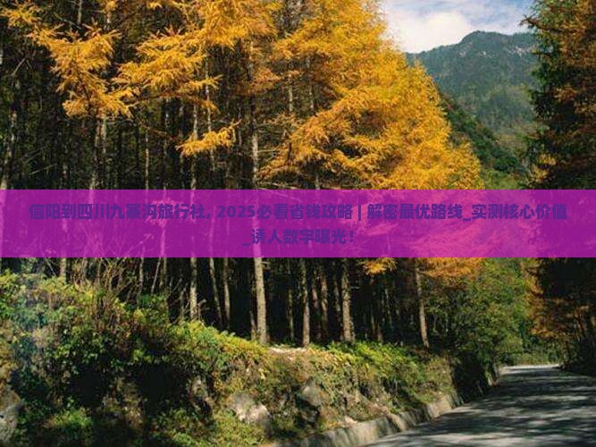 信阳到四川九寨沟旅行社