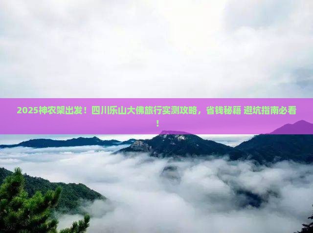 神农架去四川乐山大佛哪里玩