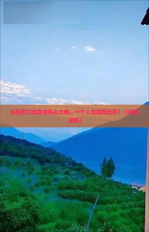 张家口去四川乐山大佛个人游