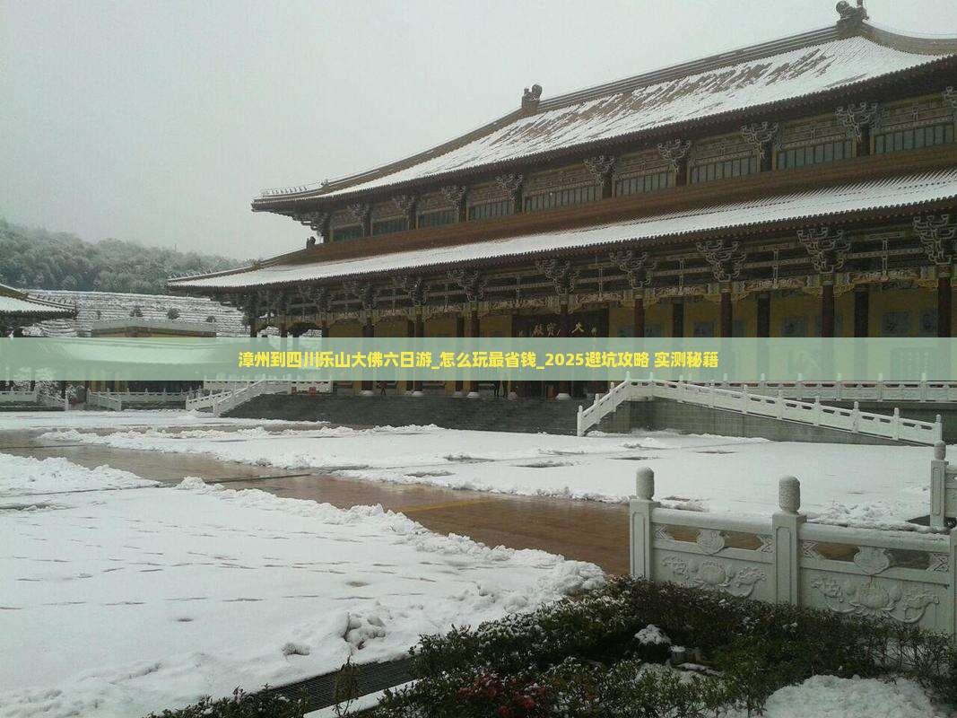 漳州到四川乐山大佛六日游