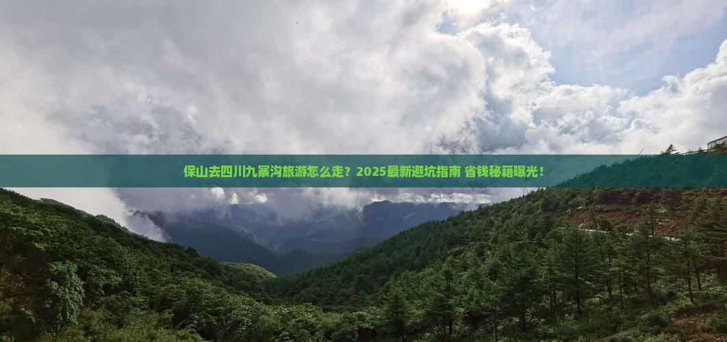 保山去四川九寨沟旅游