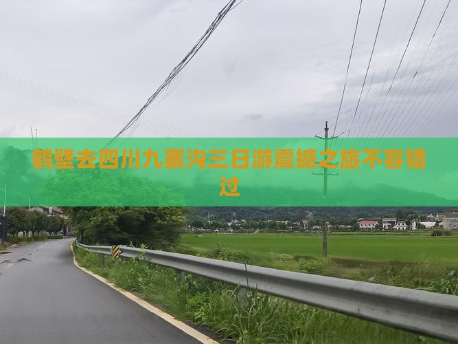 鹤壁去四川九寨沟三日游