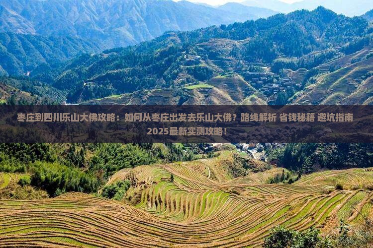 枣庄到四川乐山大佛攻略