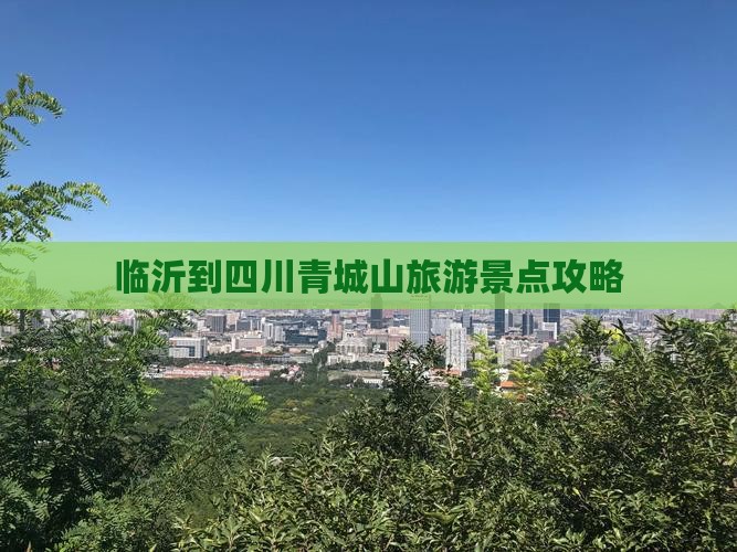 临沂去四川青城山景点