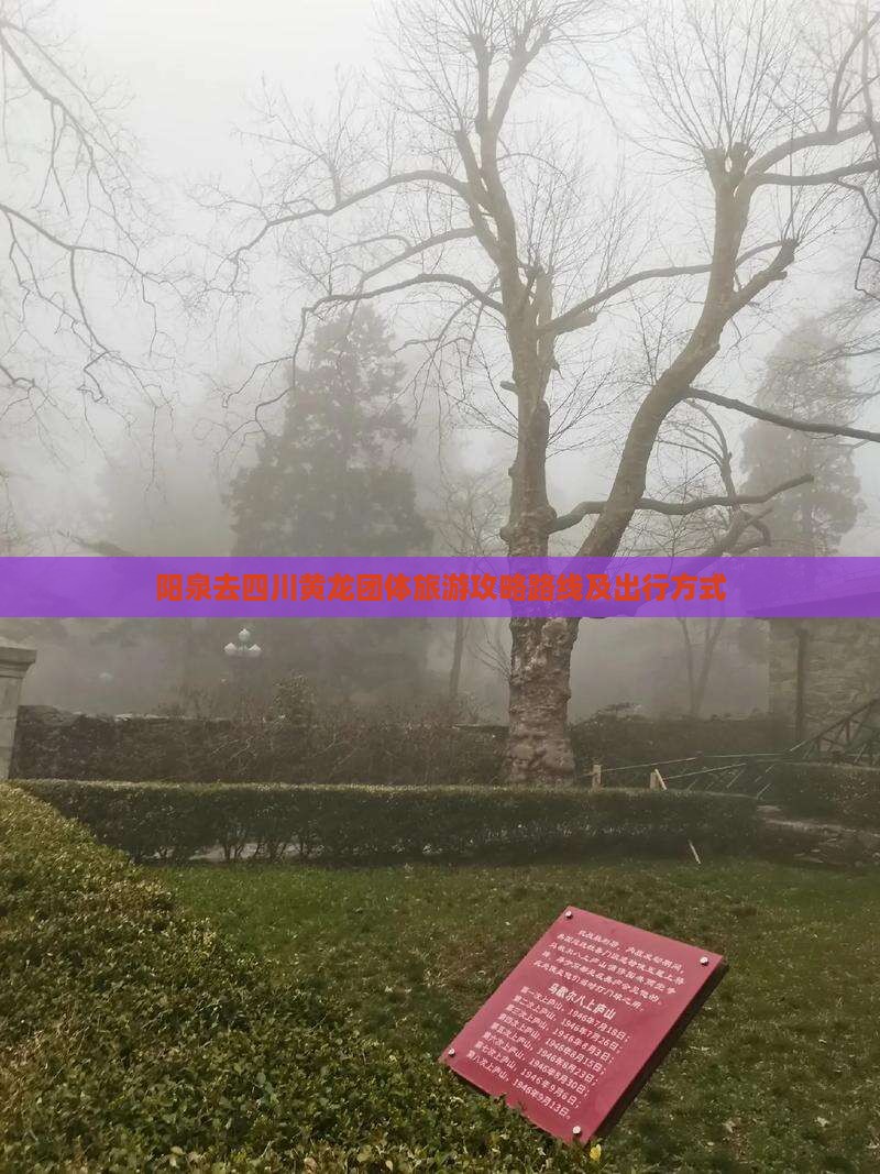 阳泉去四川黄龙团体旅游