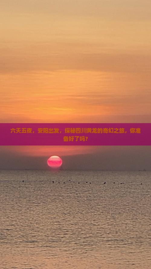 安阳到四川黄龙六日游