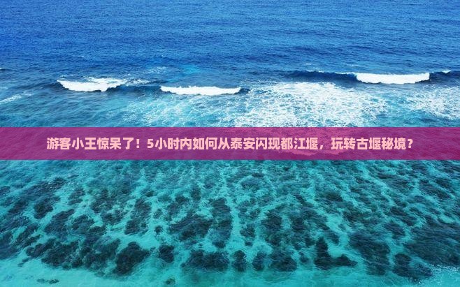 泰安到四川都江堰一日