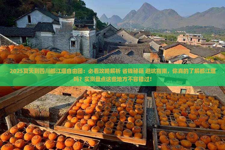 夏天到四川都江堰自由团