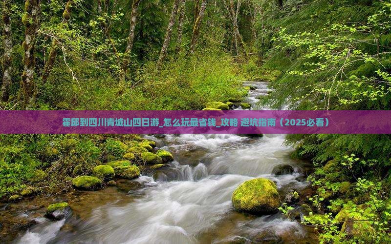 霍邱到四川青城山四日游