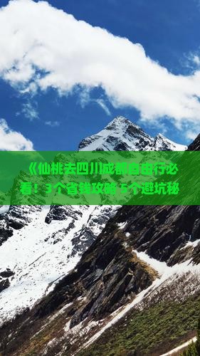 仙桃去四川成都自由行