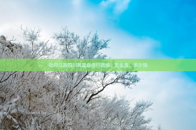 牡丹江去四川黄龙自由行