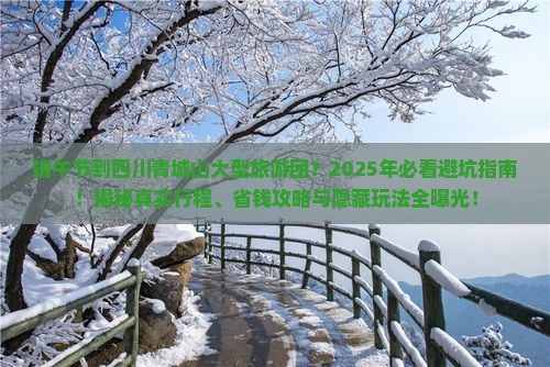 端午节到四川青城山大型旅游团