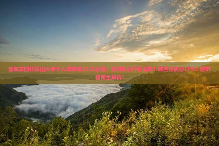 盐城去四川乐山大佛个人游