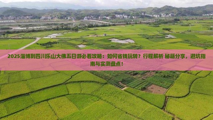 淄博到四川乐山大佛五日游