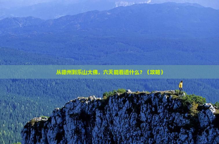 德州到四川乐山大佛六日游