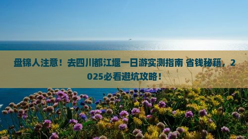 盘锦去四川都江堰一日