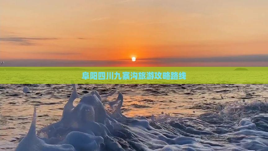 阜阳到四川九寨沟门票