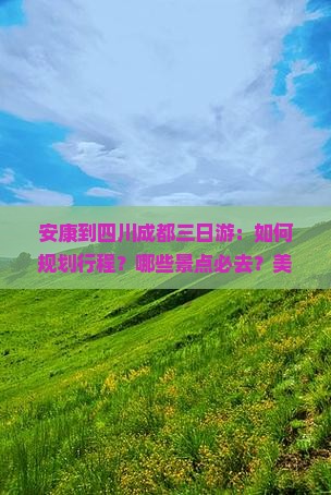 安康到四川成都三日游 安康到四川成都三日游