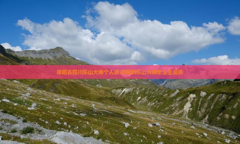 德阳去四川乐山大佛个人游