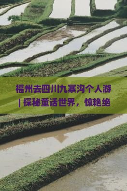 福州去四川九寨沟个人游