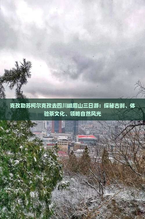 克孜勒苏柯尔克孜去四川峨眉山三日游：探秘古刹、体验茶文化、领略自然风光