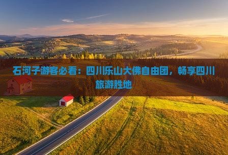 石河子游客必看：四川乐山大佛自由团，畅享四川旅游胜地