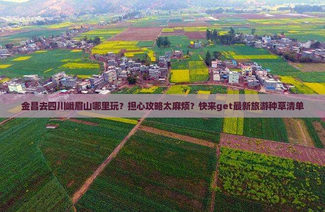 金昌去四川峨眉山哪里玩