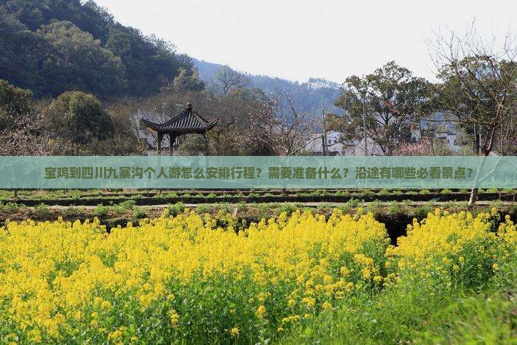 宝鸡到四川九寨沟个人游