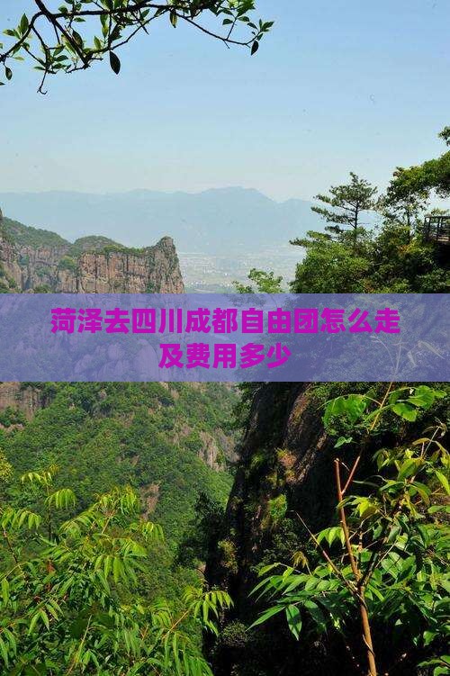 菏泽去四川成都自由团