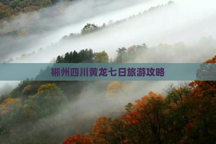 郴州去四川黄龙七日游
