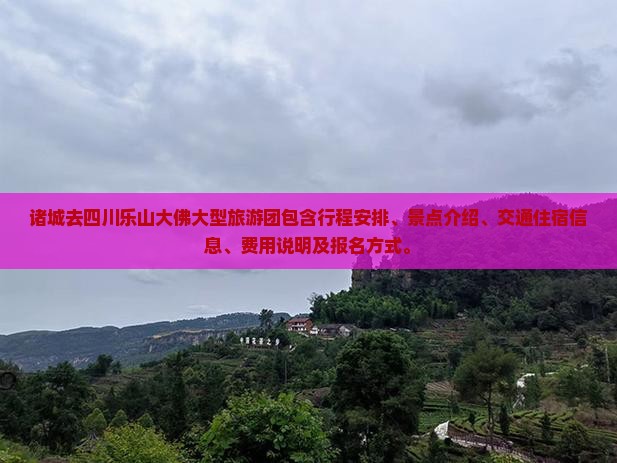 诸城去四川乐山大佛大型旅游团