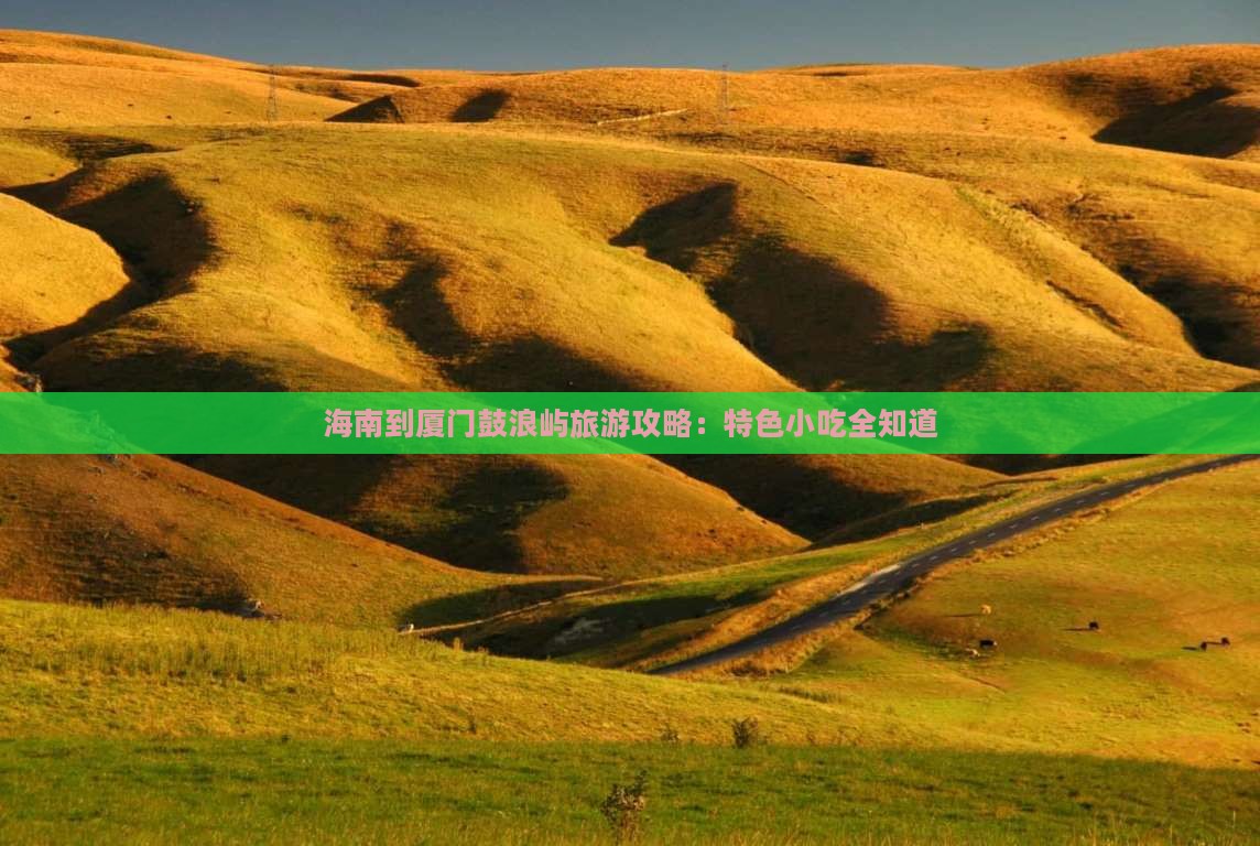海南到厦门鼓浪屿旅游攻略：特色小吃全知道