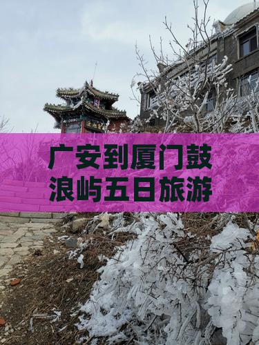 广安到厦门鼓浪屿五日旅游攻略