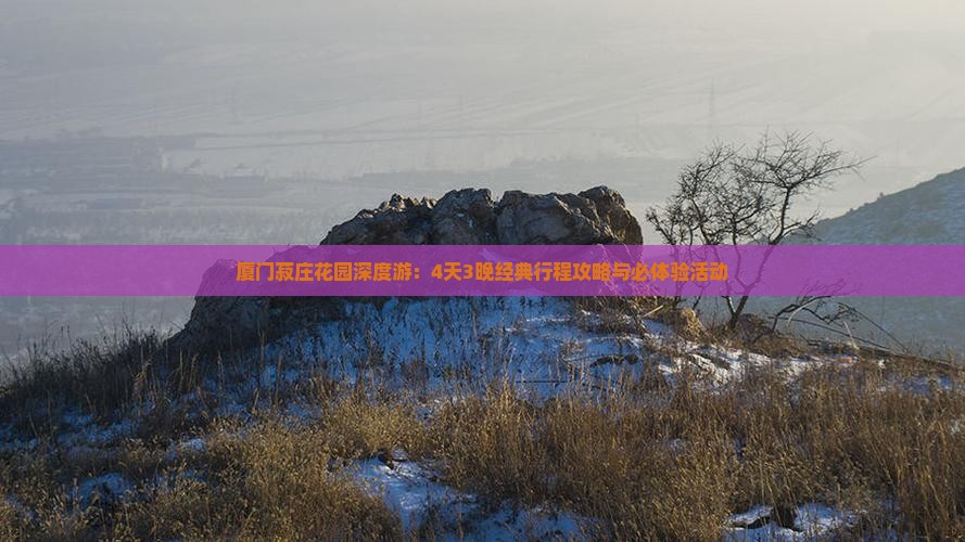 厦门菽庄花园深度游：4天3晚经典行程攻略与必体验活动