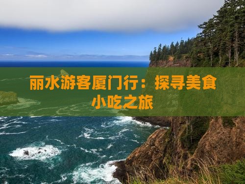 丽水游客厦门行：探寻美食小吃之旅