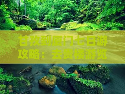 甘孜到厦门七日游攻略：去贵楼游览全体验