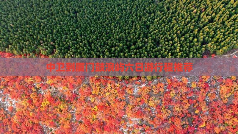 中卫到厦门鼓浪屿六日游行程推荐