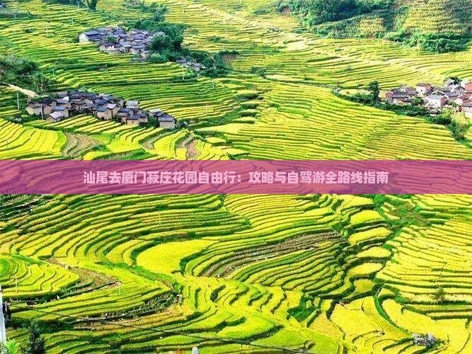 汕尾去厦门菽庄花园自由行：攻略与自驾游全路线指南